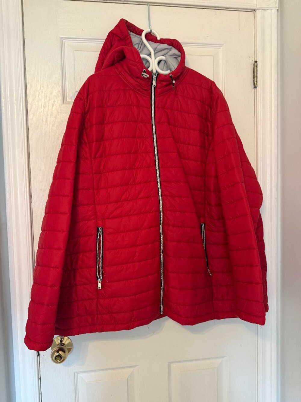 ACX Active Plus Size 3X Red Quilted Puffer Jacket